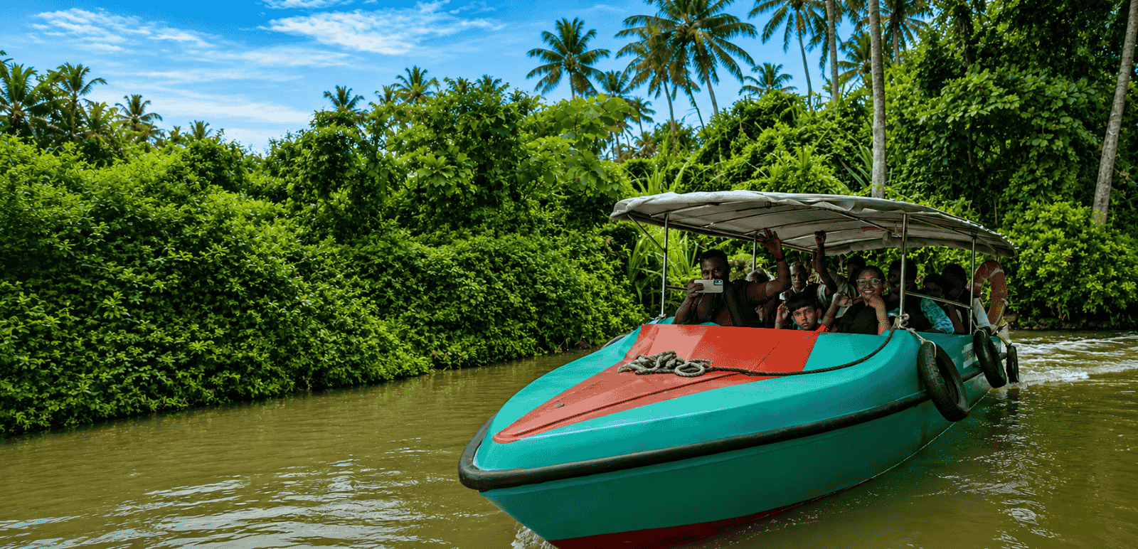 Family boating